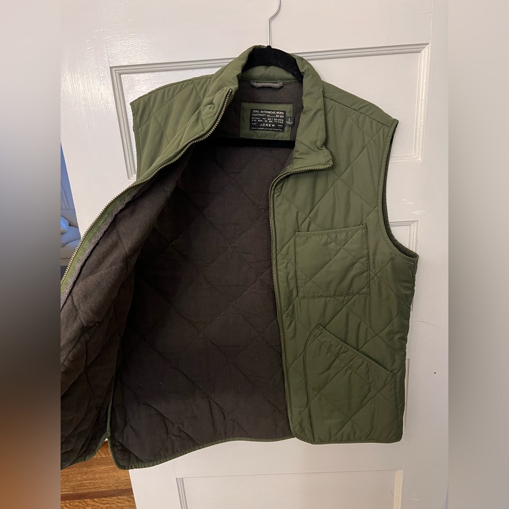 J Crew Quilted Vest - Picture 2 of 7